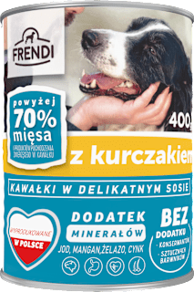 Puszka dla psa z kurczakiem FRENDI