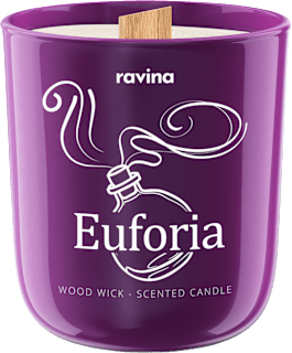 Euforia Sojowa Świeca Zapachowa w szkle ravina