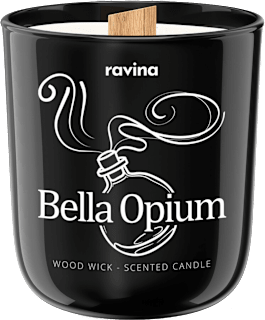 Bella Opium Sojowa Świeca Zapachowa w szkle ravina