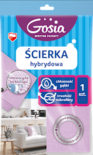 Ścierka hybrydowa mikrofibra powlekana PU Gosia