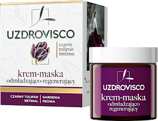 Krem - maska odmładzająco - regenerujący Czarny Tulipan Intense  UZDROVISCO