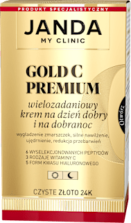 Wielozadaniowy krem na dzień i na noc - gold C premium  JANDA