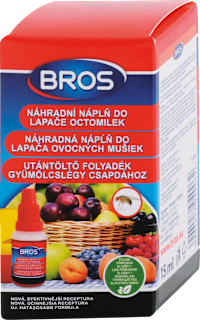 Lapač ovocných mušiek - náhradná náplň BROS