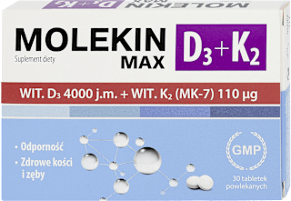 Suplement diety Molekin Max D3 + K2, tabletki MOLEKIN