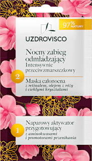 Maska nocny zabieg odmładzający intensywnie przeciwzmarszczkowy UZDROVISCO