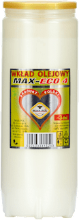 Wkład olejowy do znicza 3 dni MAX-ECO 4 MAX-POL