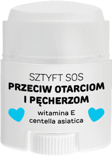 Sztyft SOS przeciw otarciom i pęcherzom witamina E centella asiatica Balerina