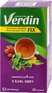 Suplement diety, wspomagający trawienie, pracę żołądka i jelit, Earl Grey USP ZDROWIE