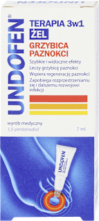 Żel Terapia 3w1 Grzybica Paznokci Undofen