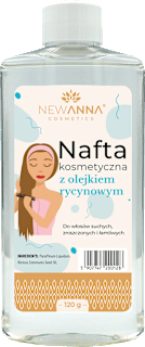 Nafta kosmetyczna do włosów z olejem rycynowym  NEW ANNA cosmetics