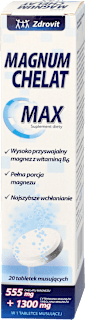 Suplement diety Magnum Chelat, tabletki musujące ZDROVIT