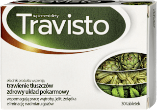 Suplement diety wspomagający trawienie, tabletki TRAVISTO
