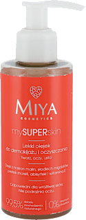 mySUPERskin Lekki Olejek do demakijażu i oczyszczania twarzy, oczu,ust Miya