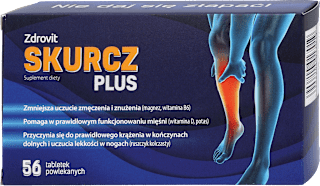 Suplement diety ZDROVIT SKURCZ, tabletki ZDROVIT