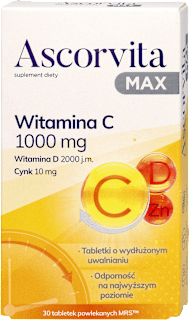 Suplement diety Ascorvita MAX, tabletki ZDROVIT