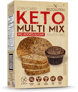 KETO Multi mix, bezgl. mieszanka do wypieku chleba BEZGLUTEN