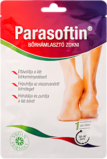 Bőrhámlasztó zokni Parasoftin