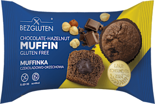 Muffinka czekoladowo - orzechowa BEZGLUTEN