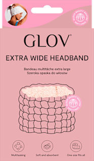 Opaska do włosów szeroka Pink GLOV