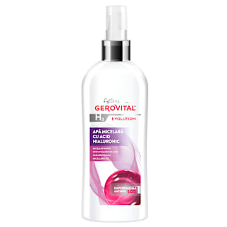 Apă micelară cu acid hialuronic pentru față GEROVITAL