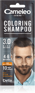 Barvni šampon za lase, 3.0 Dark Brown Cameleo - Men
