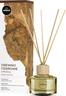 Patyczki zapachowe, drewno cedrowe z paczulą AROMA HOME
