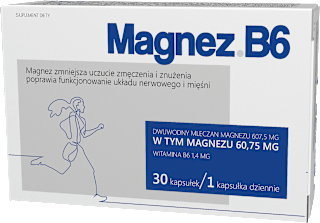 Suplement diety Magnez B6, kapsułki INV Poland