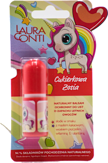 Balsam de buze protector natural cu aromă de fructe Laura Conti