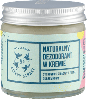 Dezeodorant w kremie cytrusowo-ziołowy CZTERY SZPAKI