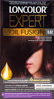 Vopsea de păr fără amoniac Oil Fusion 5.62 șaten violet deschis LONCOLOR EXPERT