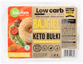 Bajgle z sezamem Keto 2x75g Balviten