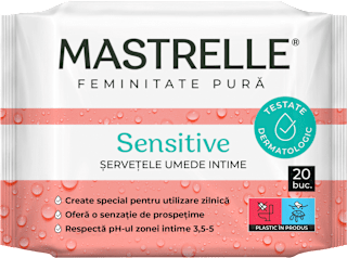 Șervețele umede intime senzitiv Mastrelle