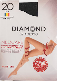Dres damă MedCare 20DEN marime M Diamond