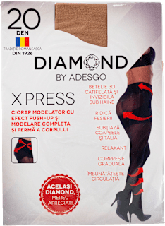 Dres damă Xpress 20DEN 5-M gazelle Diamond