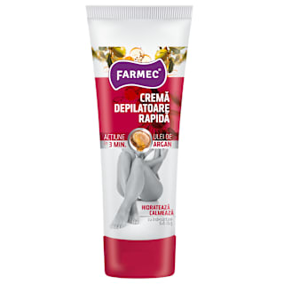 Cremă depilatoare rapidă pentru corp farmec