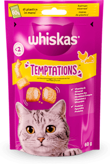 Temptations poslastica za mačke - piletina i sir Whiskas