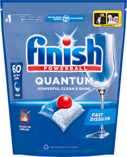 Kapsuly do umývačky riadu Quantum Powerful Clean & Shine Finish