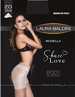 Dres damă Modella 20DEN 5-M negru LAURA BALDINI