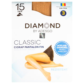 Dres de damă clasic 15DEN gazelle, mărimea M2 Diamond