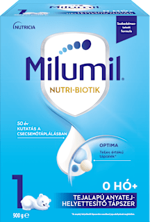 Nutri-Biotik 1 tejalapú anyatej-helyettesítő tápszer újszülött kortól  Milumil