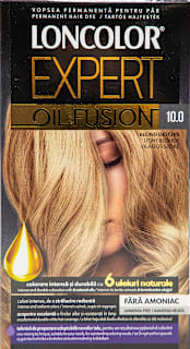 Vopsea de păr fără amoniac Oil Fusion 10.0 blond deschis LONCOLOR EXPERT
