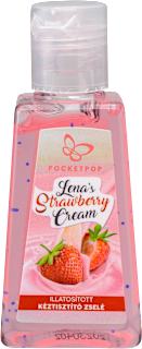 Kéztisztító zselé, Lena's Strawberry Cream Pocketpop