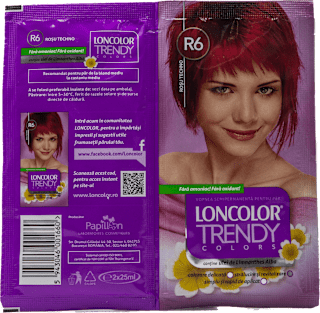 Vopsea semipermanentă techno red R6 LONCOLOR TRENDY