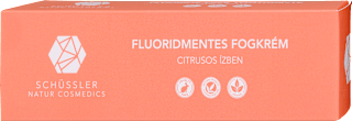 Fogkrém citrusos ízben,  fluoridmentes  Schüssler