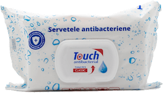Șervețele umede antibacteriene Touch
