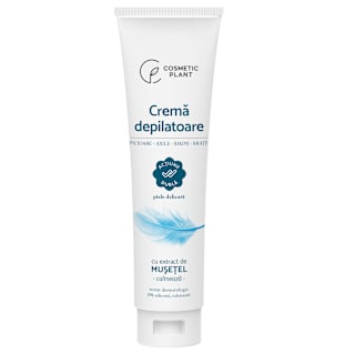 Cremă depilatoare cu extract de mușețel cosmetic plant