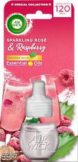 Essential Oils punjenje za električni osvježivač zraka – Sparkling Rose & Raspberry AIR WICK