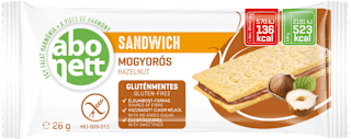 Abonett sandwich fără gluten cu crema de alune turcești  Abonett