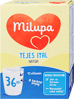 Tejes ital natúr 36 hónapos kortól Milupa