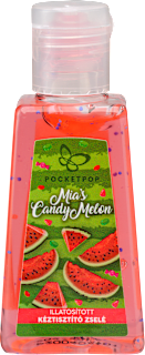 Kéztisztító zselé, Mia's Candy Melon Pocketpop